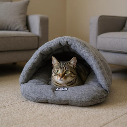 The CatKind Cave Calming Cat Bed